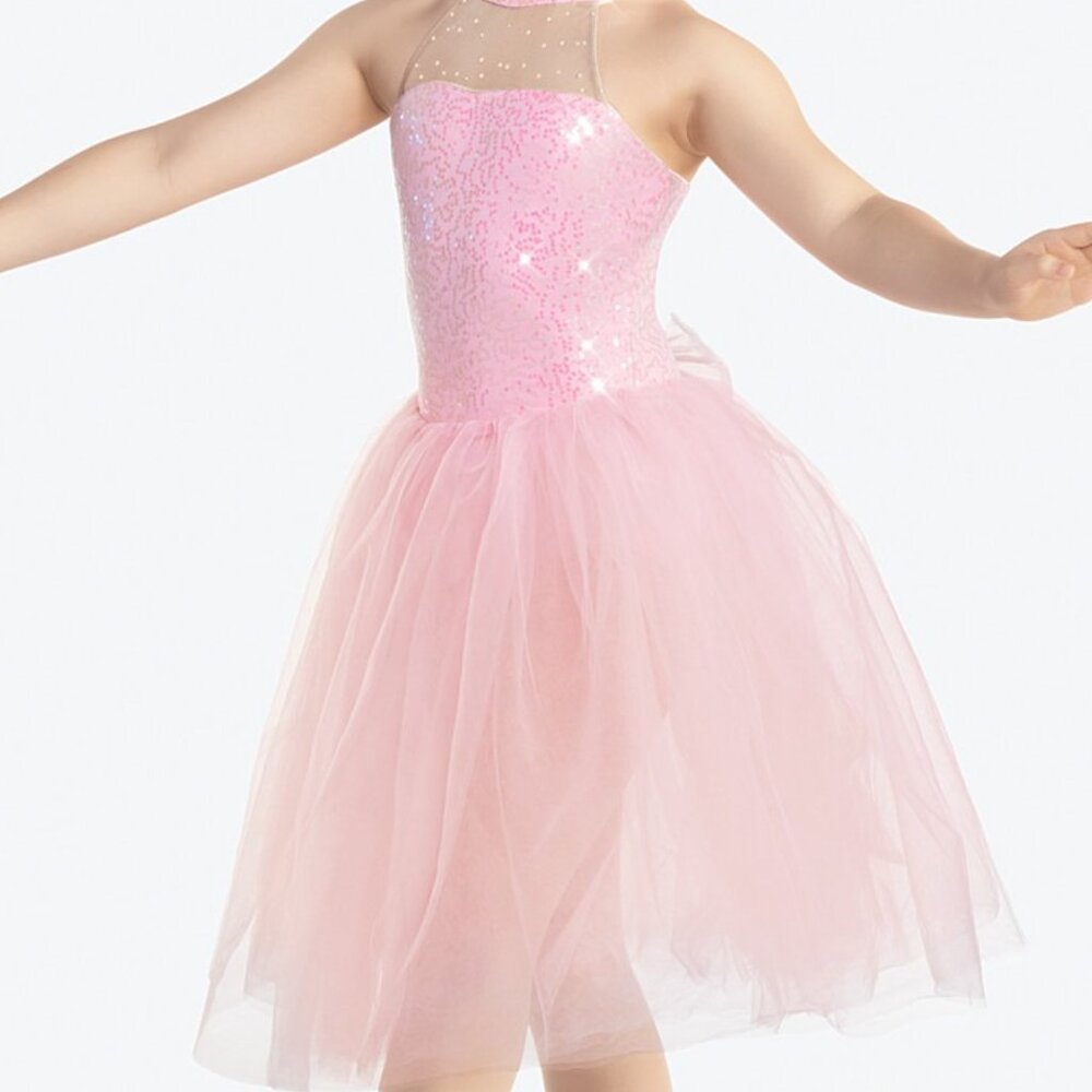 Pink Sequin Tutu Dress